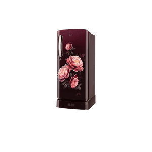 LG Direct Cool Single Door Refrigerator | Smart Inverter Compressor | 185 L | 5 Star | Wine Glory | GLD1956ZAWG