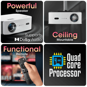 Zebronics PIixa Play 17 Lumens Projector