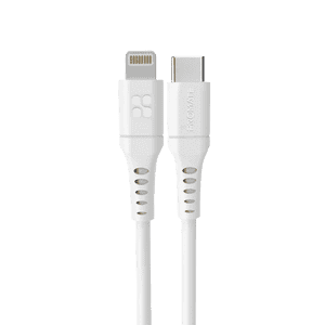 Promate USB-C to Lightning Cable 2M | 20W | Multicolour | PowerLink-200