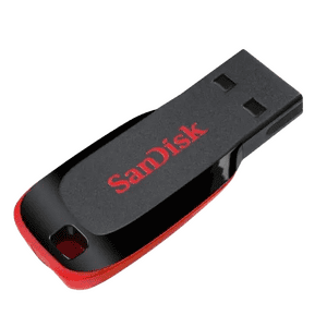 SanDisk Cruzer Blade 128GB USB 2.0 Pen Drive | Compact USB Flash Drive | Red & Black