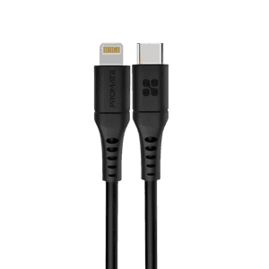 Promate USB-C to Lightning Cable 2M | 20W | Multicolour | PowerLink-200