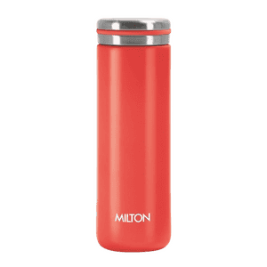 Milton Shiny 300 Thermosteel Water Bottle | Leak Proof Lid | Multicolour