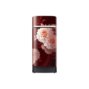 Samsung Direct Cool Single Door Refrigerator | 189 L | 5 Star | Begonia Red | RR21H2H25BR/HL