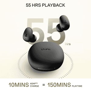 boAt Airdopes Plus 214 TWS Earphone | Cosmic Black