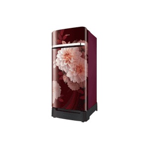 Samsung Direct Cool Single Door Refrigerator | 189 L | 5 Star | Begonia Red | RR21H2H25BR/HL