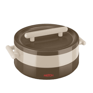MILTON Valenza 2500 Stainless Steel Casserole |  Hot Box for Kitchen | Multicolour