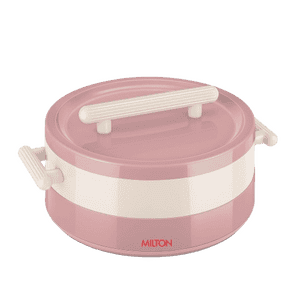 MILTON Valenza 2500 Stainless Steel Casserole |  Hot Box for Kitchen | Multicolour