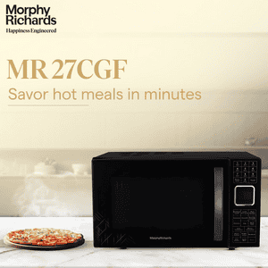 Morphy Richards Microwave Oven | 27 L | Black | 27CGF