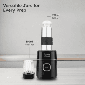 Prestige Nutri Jet Blender 450 W | 2 Jar | Black