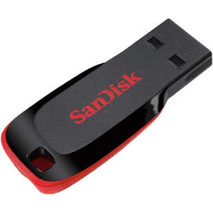 Sandisk Cruzer Blade 32GB Flash drive | USB 2.0 Pendrive | Red & Black