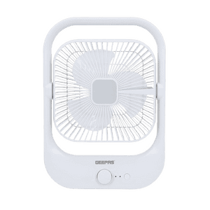 Geepas 8" Rechargeable Fan with LED | White | GF21241ID