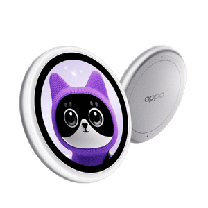 OPPO Bubble Wireless Smart Electronic Screen | AMOLED Display | USB Type-C Charging | Silver | VBG06
