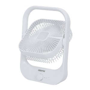 Geepas 8" Rechargeable Fan with LED | White | GF21241ID