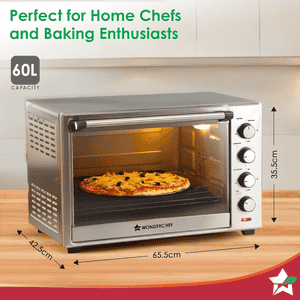 Wonderchef Oven Toaster Griller | 60 L | Silver
