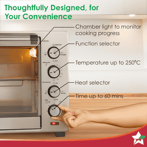 Wonderchef Oven Toaster Griller | 60 L | Silver