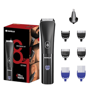 Havells 8 in 1 Digital Grooming kit | Black | GS7608
