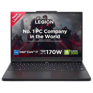 Lenovo Legion 5 Gaming Laptop | Intel Core 7 | 16 GB | 512 GB | Windows 11 Home | Black | 83LY00SUIN