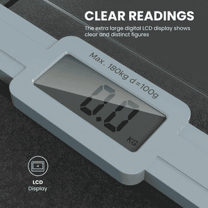 Salpido Weighpro Digital Weighing Machine | Transparent Tempered Glass | WP-01