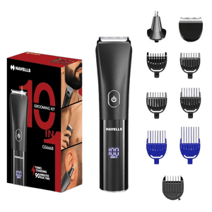 Havells 10 in 1 Digital Grooming kit | Black | GS6668