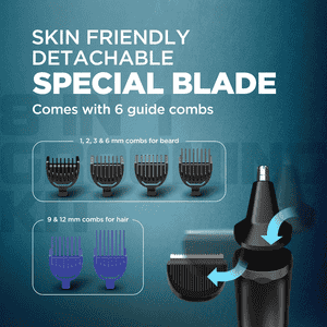 Havells 8 in 1 Digital Grooming kit | Black | GS7608