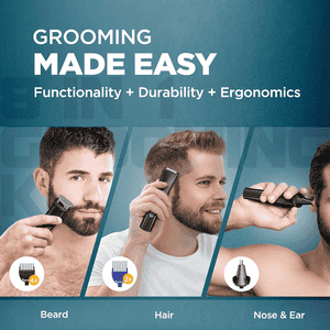 Havells 8 in 1 Digital Grooming kit | Black | GS7608
