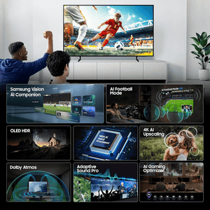 Samsung OLED 4K Samsung Vision AI Smart TV | 65 inches | Graphite Black | QA65S85HAELXL