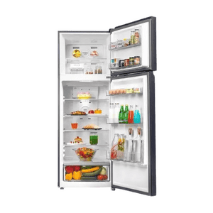 Haier Double Door Refrigerator | 2 Star | 358 L | Graphite Black | HRF-4082BLGKA-P