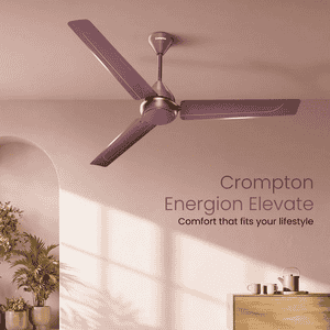 Crompton Energion Elevate 1200mm BLDC Ceiling Fan | 32W | Lustre Brown