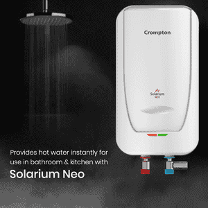 Solarium Neo Instant Crompton Water Heater | 5 L | White