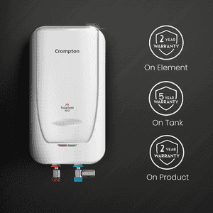Solarium Neo Instant Crompton Water Heater | 5 L | White