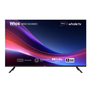 Impex WIOS 4K UHD QLED Smart TV | 43 inch | Black | 43A4QSK1
