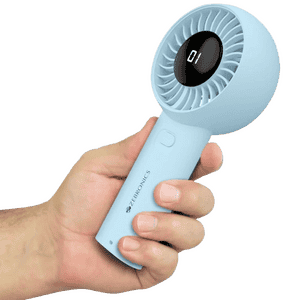 Zebronics Heat Buster 200 Hand Fan | 5 Speed Modes | Multicolour