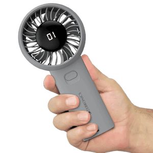 Zebronics Heat Buster 200 Hand Fan | 5 Speed Modes | Multicolour