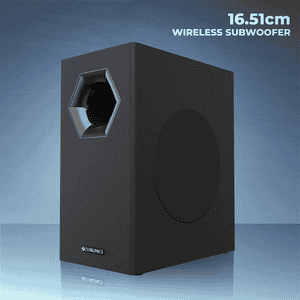 Zebronics Zeb Juke Bar 6100 DWS Pro 5.1 Soundbar With Subwoofer | 340W | Black