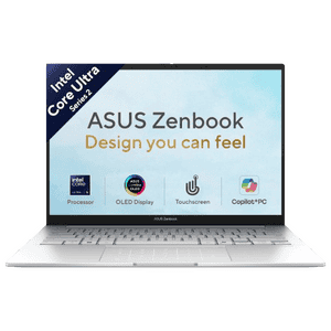 ASUS Zenbook Thin and Light Laptop | Intel Core Ultra 5 225H | 16GB | 1TB | Windows 11 Home | Silver | UX3405CA-QL1111WS