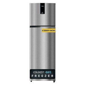Whirlpool Inverter Frost Free Double Door Refrigerator | 235L | 3 Star | Athena Steel | 22335 IF INV ELT DF278