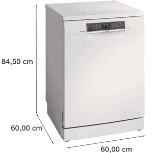 Bosch Free Standing Dishwasher | White | SMS6ZCW37Q