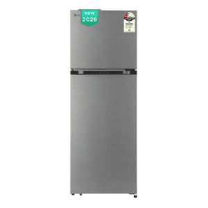 LG Frost Free Double Door Refrigerator | 251 L | 2 Star | Dazzle Steel | 2026 Model | GLT2526WWDS