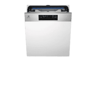 Electrolux Semi Integrated Built-In Dishwasher | 60 cm | White Silver | EEM48300IX