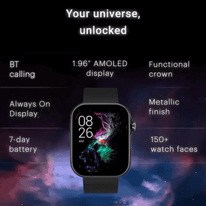 Noise ColorFit Ultra 3 Smartwatch with Bluetooth Calling | AMOLED Display | Glossy Silver