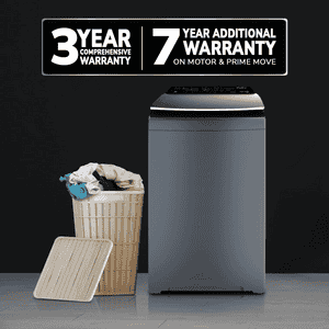 Whirlpool Bloomwash Pro Fully Automatic Top Loading Washing Machine | 5 Star | 9 Kg | Midnight Grey | 31602 360 BW PRO H 9.0 10YMW