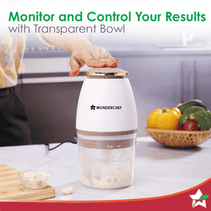 Wonderchef Nutri Chop Pearl Electric Chopper | 350 W | 700 ml | White