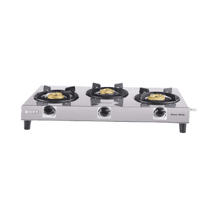 Usha Maxus Cooktop | 3 Burner Gas Stove | Black | GS3 001