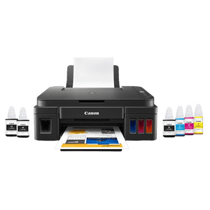Canon Inkjet Printer with 2 Additional Ink bottle | Black | G2012