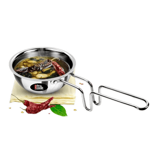 Milton Triply Stainless Tadka Pan | 370 ml | 12 cm | Silver