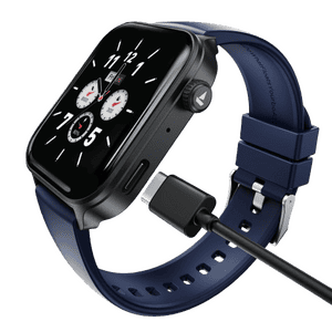 boAt Storm Call 4 1.96 HD Square Smartwatch | BT Calling | Navy Blue