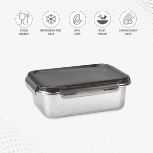 Milton Modulo Steel Rectangular Container 650 | Silver