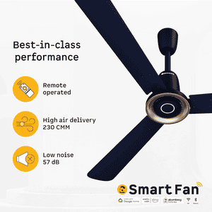 Atomberg Studio Nexus Smart Ceiling Fan | 1200mm | Ritz Blue
