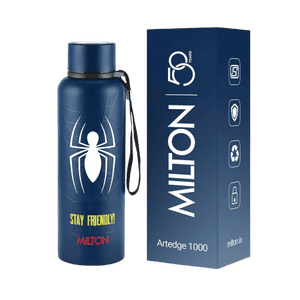 Marvel Artedge 1000 Thermosteel Flask | 1000 ml | 24 Hr and Cold | Leak Proof | Assorted Colors