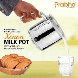 Prabha Xenon IB Milk Pot | 14cm | 1.8 L | Silver